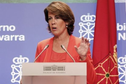 La presidenta de UPN, Yolanda Barcina.