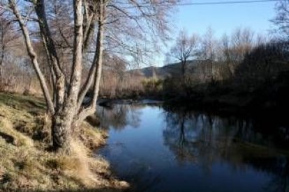 El río Eria, una de las principales preocupaciones de los vecinos del municipio de Truchas