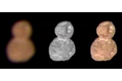 Primeras fotos de Ultima Thule, el mundo más lejano explorado hasta ahora.