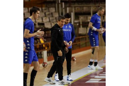 El conjunto leonés regresa hoy a los entrenamientos. FERNANDO OTERO