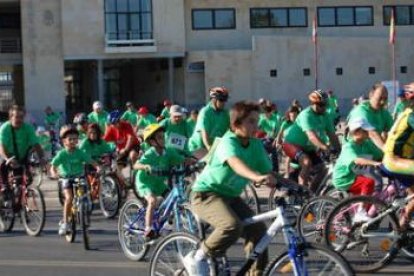 Marcha cicloturista del día de la ciudad sin mi coche del año anterior.