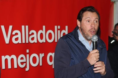 El alcalde en funciones de Valladolid, Óscar Puente. R. GARCÍA