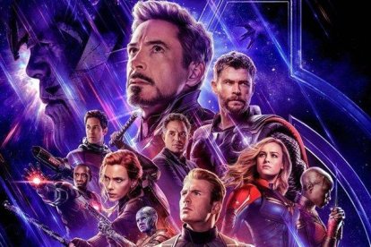 Póster oficial de la película Vengadores: Endgame.