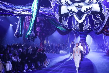 El escenario de Dior en París. MOHAMMED BADRA