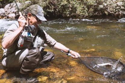 La temporada de pesca en los ríos leoneses está resultando bastante positiva... y productiva. DL