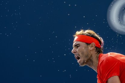 Rafael Nadal, en Toronto. /