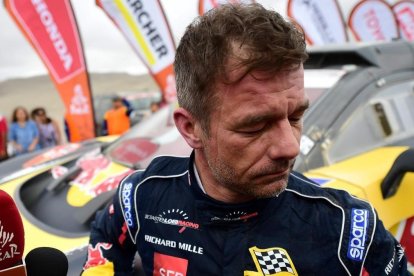 Sébastien Loeb (Peugeot), disgustado a su llegada a San Juan de Marcona.