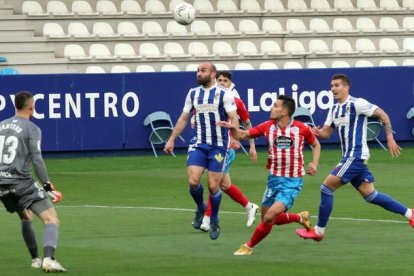 Con el triunfo del sábado ante el Lugo, la Deportiva supera la puntuación de la pasada temporada en Segunda División. ANA F. BARREDO