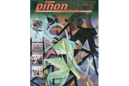 Portada de la revista del Club Ciclista León, «Piñón libre»