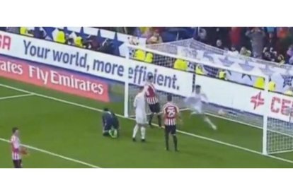 Cristiano Ronaldo hizo un gesto confuso cuando Morata resolvió el encuentro ante el Athletic.