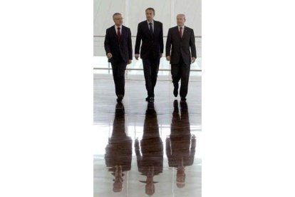 Blanco, Zapatero y Montilla, en una imagen de archivo.