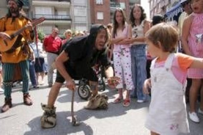 La imagen muestra un detalle del mercado medieval de la edición del pasado año en Bembibre