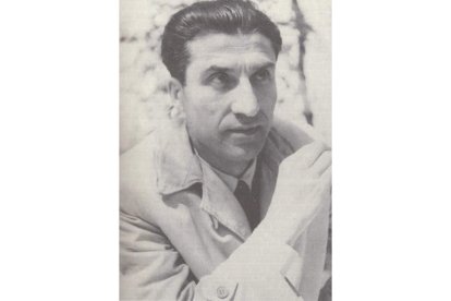 Retrato del gran escritor italiano Cesare Pavese (1908-1950)