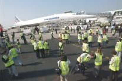 Último vuelo del Concorde a Nueva York