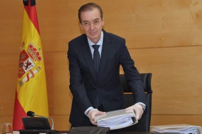 Germán Barrios, consejero de Empleo de la Junta de Castilla y León. CORTES DE CASTILLA Y LEÓN