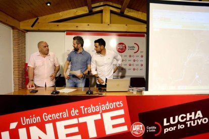 UGT presentó el Mapa del Patrimonio Industrial Minero en Valladolid. MIRIAM CHACÓN