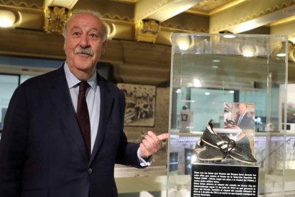 El exseleccionador español Vicente del Bosque. BALLESTEROS