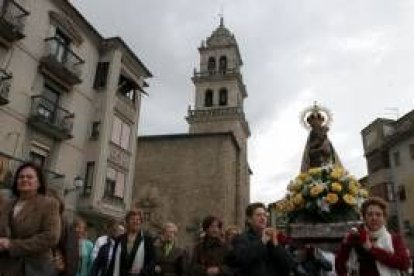 Imagen de la salida de La Encina en mayo para la primera visita, Astorga