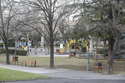 Parque de Quevedo en la capital leonesa.