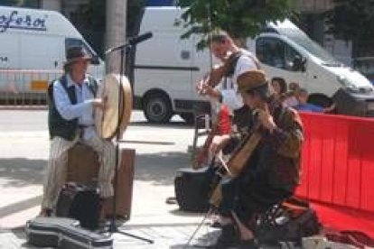 Camino Celta actuó durante la celebración de la Feria Medieval