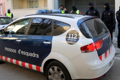 Un coche de los Mossos.