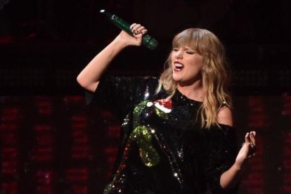 Taylor Swift, en un concierto en el Madison Square Garden de Nueva York.