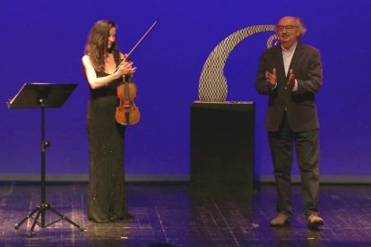 Concierto-recital del pasado viernes para clausurar el curso de Colinas. DL