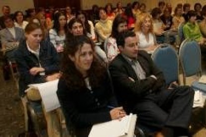 Participantes en el curso de donación de óganos que se está celebrando en León