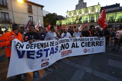 La plantilla de Vestas lleva meses movilizada contra el cierre