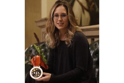 La leonesa Mireya González ya fue subcampeona del Mundo con España en 2019. RAMIRO