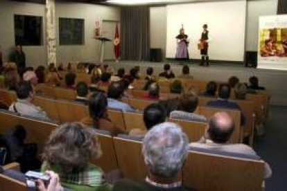 Imagen de un momento de la celebración en el salón de actos del Ayuntamiento