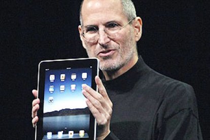 Steve Jobs, en la presentación del iPad.