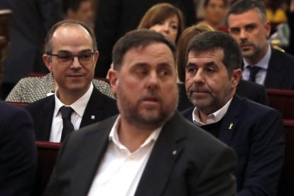 Oriol Junqueras, durante el juicio en el Tribunal Supremo.