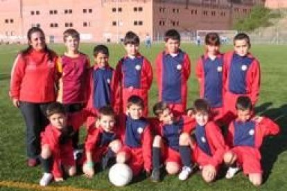 Formación del Garden B que milita en la 1.ª División Provincial Benjamín