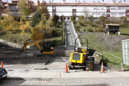 Obras en Riaño. CAMPOS