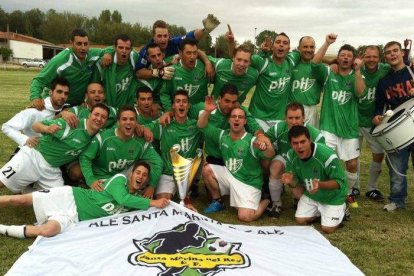 Formación del Santa Marina del Rey, campeón de la Liga de la Amistad.