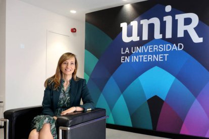 La vicerrectora de  Desarrollo e Impacto Económico y Social de la Universidad Internacional de La Rioja, Isabel Díez-Vial. BENITO ORDÓÑEZ