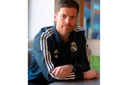 Xabi Alonso durante un momento de la entrevista que concedió a Diario de León. RAMIRO LÓPEZ