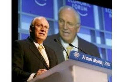 Cheney en la reunión de Davos