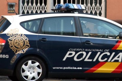 Un coche de la Policía Nacional.