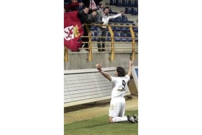 Paulino, en el partido que enfrentó a la Cultural y al Real Unión la pasada temporada