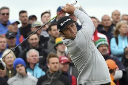 Jon Rahm, en una salida de la segunda ronda.