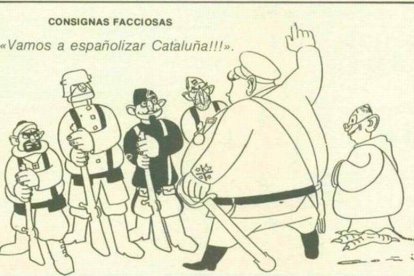 Viñeta de la revista 'Esquella de la Torratxa', publicada el 5 de marzo de 1937.