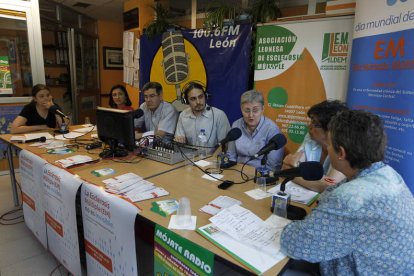 Participantes en las jornadas celebradas por el Día Mundial de la Esclerosis Múltiple.