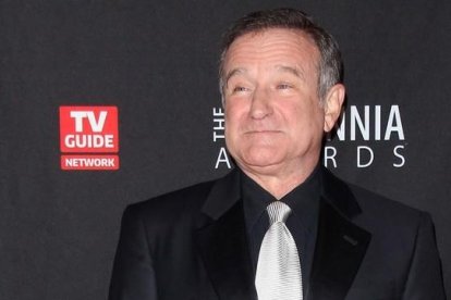 Robin Williams, en la alfombra rojade los BAFTA 2011, en el beverly Hilton Hotel.