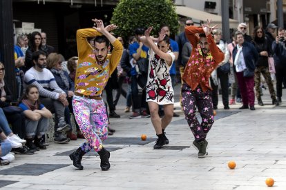 La compañía de danza contemporánea Titoyaya Dansa y su espectáculo 'Social Animal'. DL