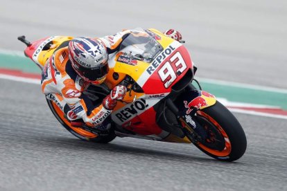 Marc Márquez dominó la carrera de principio a fin sin dar opciones al resto de pilotos. PAUL BUCK