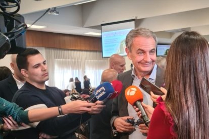 El expresidente del Gobierno, José Luis Rodríguez Zapatero. E. PRADA