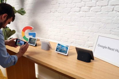 Una de las presentaciones de la compañía Google en España. GUILLÉN