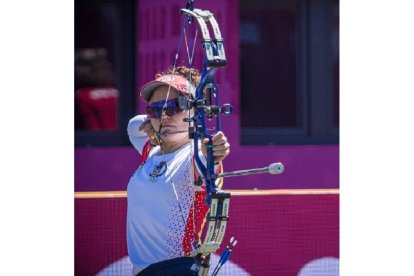 Andrea superó con solvencia la criba clasificatoria para meterse en dieciseisavos de final. WORLD ARCHERY